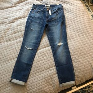 NWT Madewell ‘The Slim Boyjean’ W 24